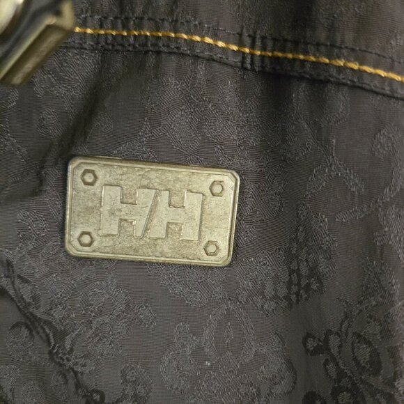 Helly Hansen Brown Tone On Tone Pattern Removable Hood Full Zip Jacket Size M - Picture 5 of 11